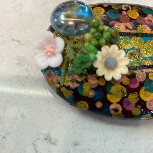Artisan Colorful Painted Rock - - Picture 5 of 6